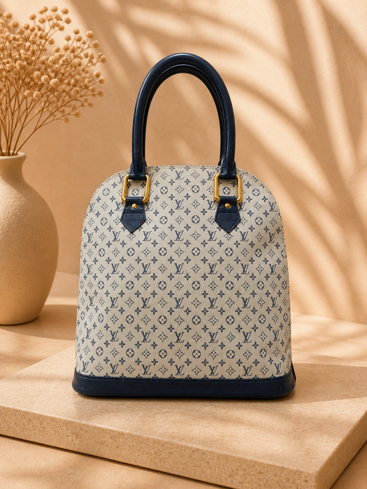 Louis Vuitton Tote in Navy | Pre-Loved
