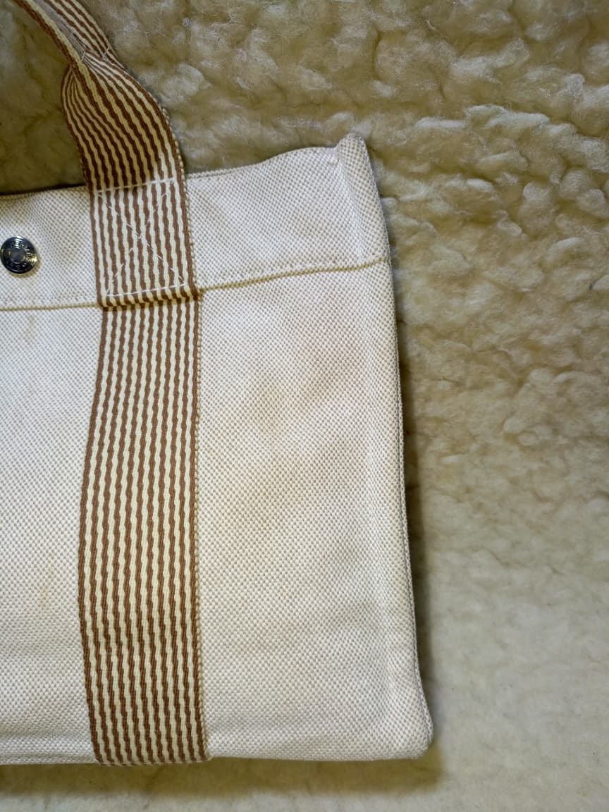 Hermès Fourre Tout PM – Beige Canvas Tote | | Pre-Loved