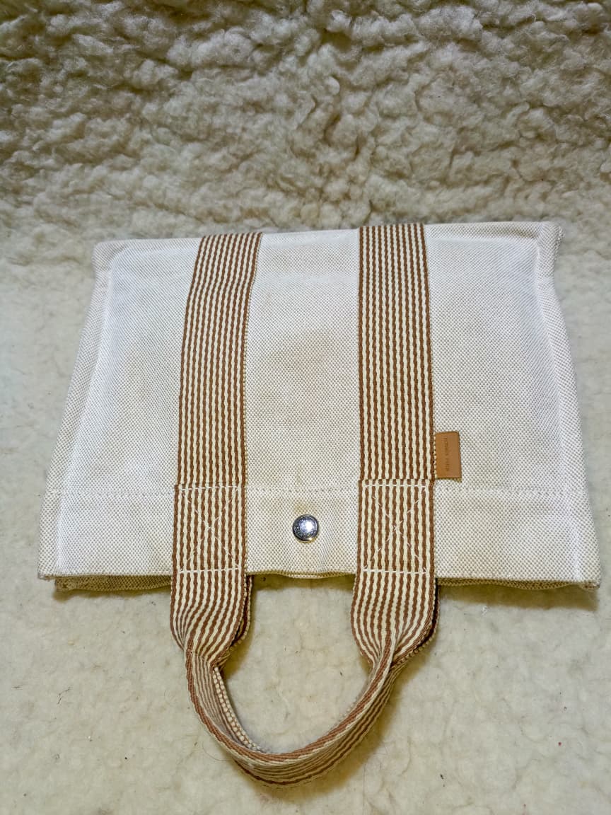 Hermès Fourre Tout PM – Beige Canvas Tote | | Pre-Loved