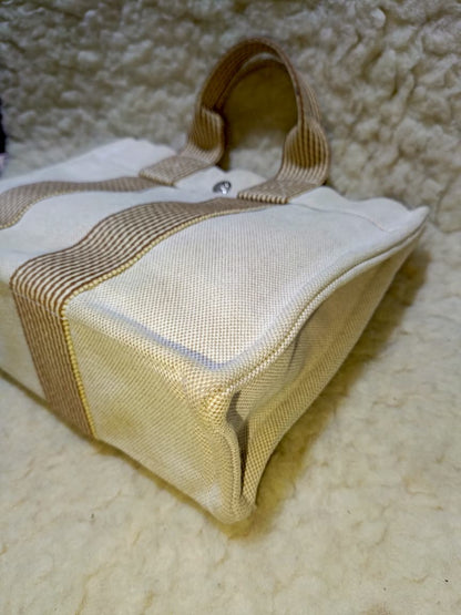Hermès Fourre Tout PM – Beige Canvas Tote | | Pre-Loved