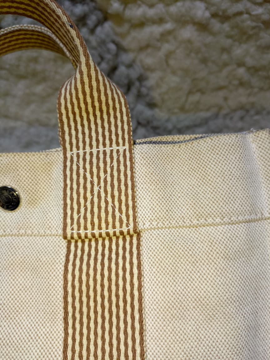 Hermès Fourre Tout PM – Beige Canvas Tote | | Pre-Loved