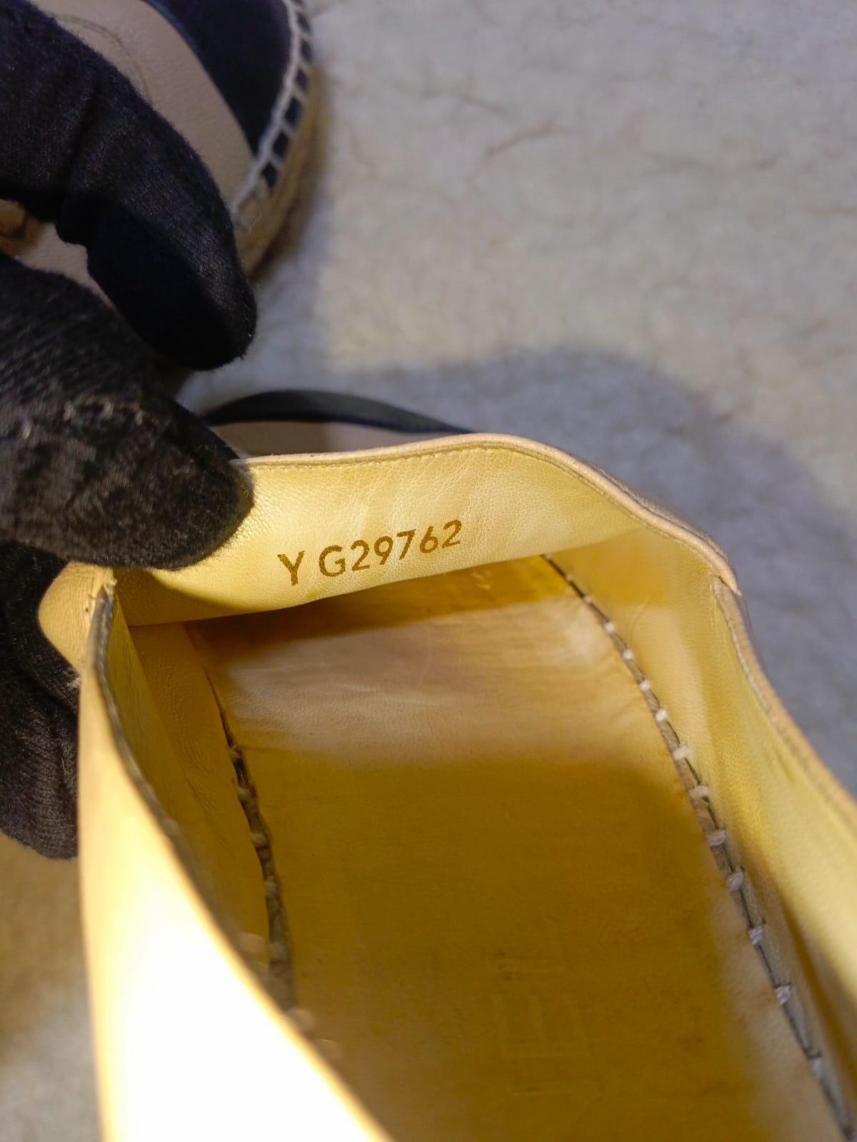 Chanel Size 36 Espadrilles Lambskin Beige/Black Shoes | Pre-Loved