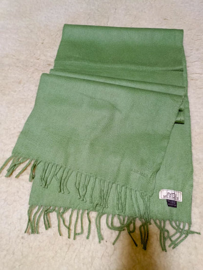 Hermès 100% pure Cashmere Fringed Scarf | Pre-Loved