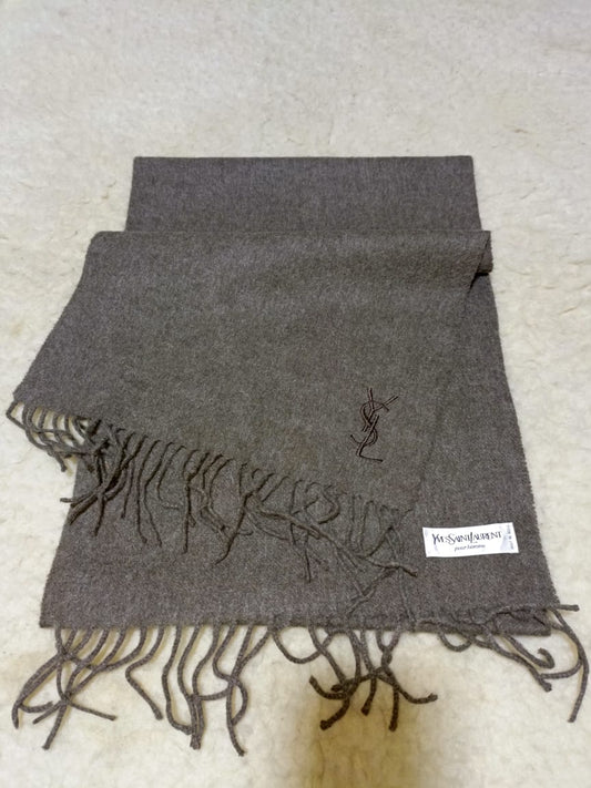Authentic YSL Wool Scarf | Pre-Loved