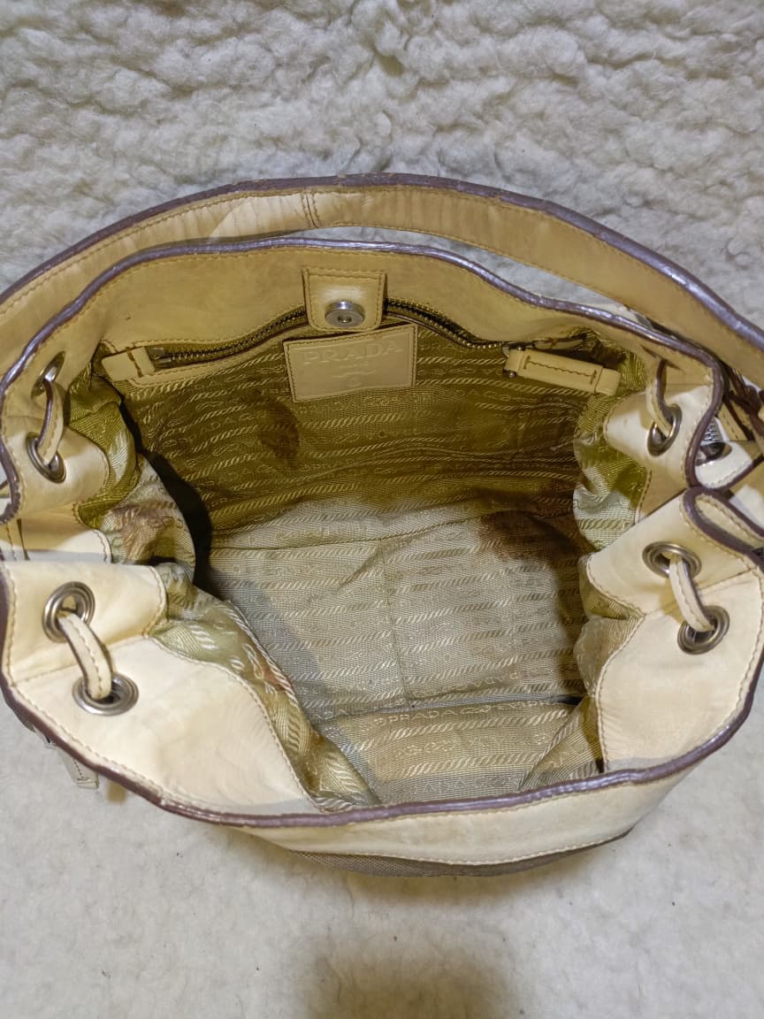 Prada Beige Shoulder Bag | Pre-Loved