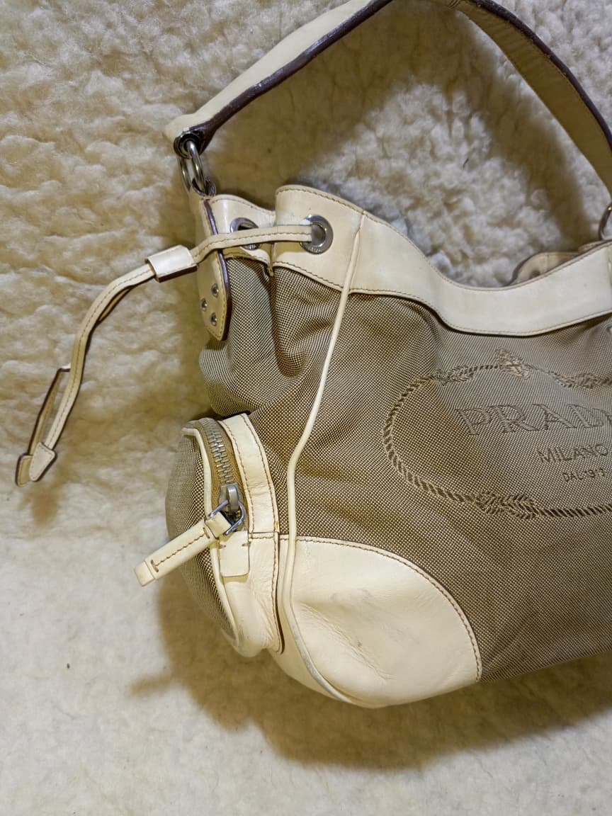 Prada Beige Shoulder Bag | Pre-Loved