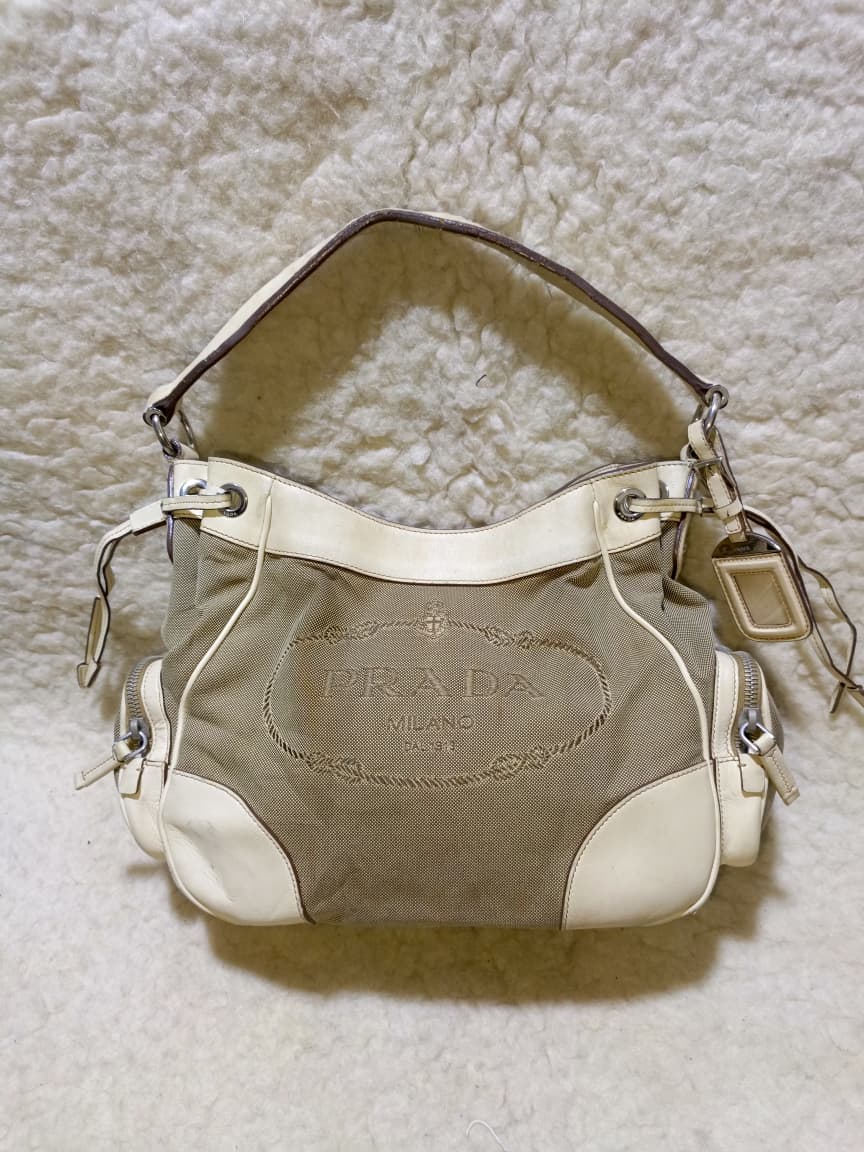 Prada Beige Shoulder Bag | Pre-Loved