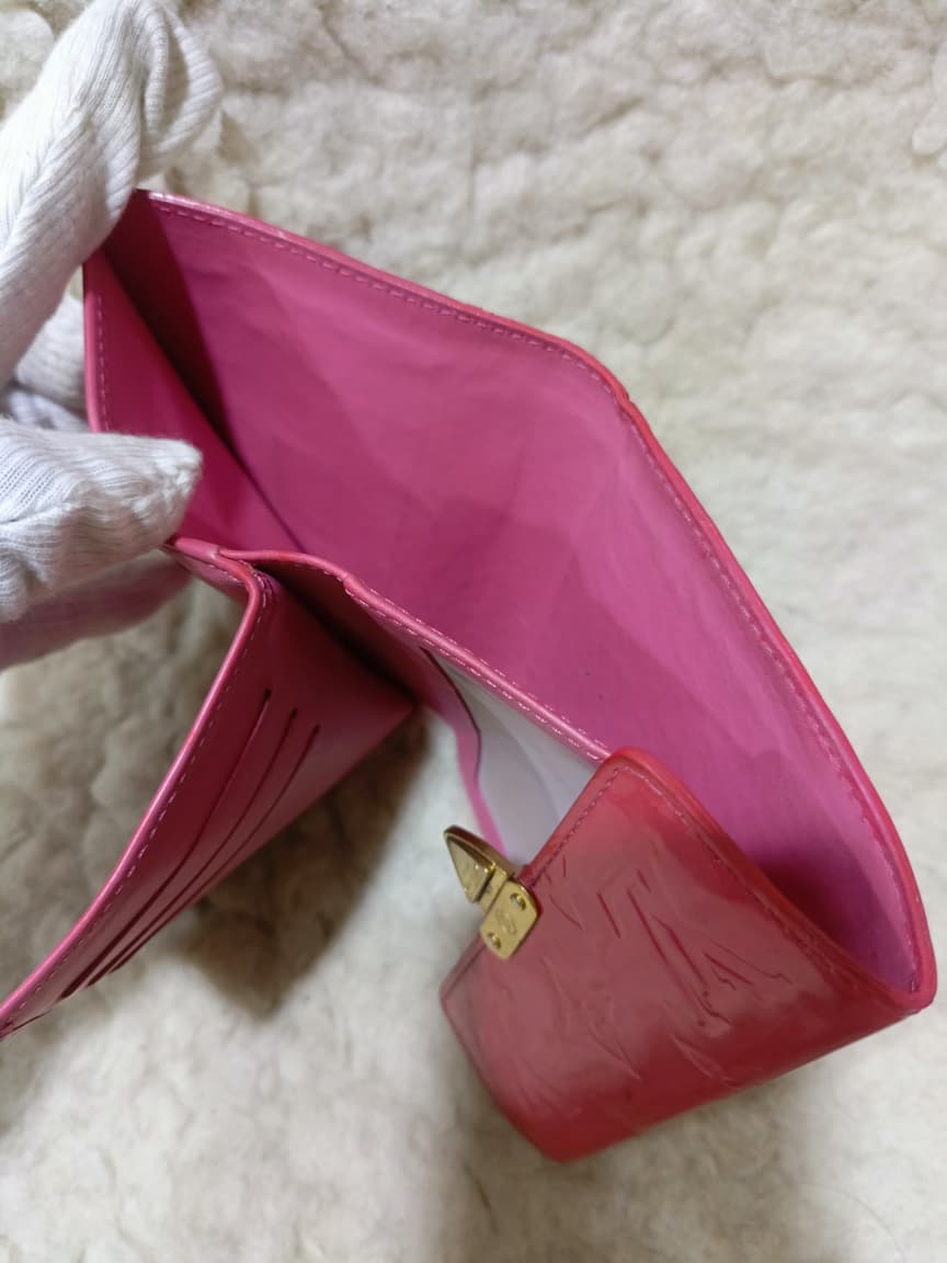 Louis Vuitton Pink Compact Wallet | Pre-Loved