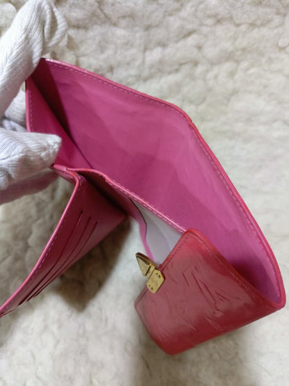 Louis Vuitton Pink Compact Wallet | Pre-Loved