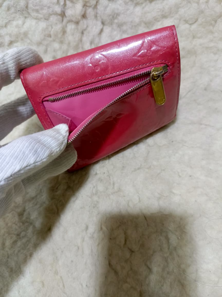 Louis Vuitton Pink Compact Wallet | Pre-Loved