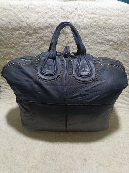 Givenchy Studded Leather in Dark Navy | Pre-Loved