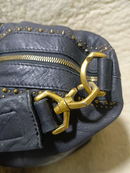 Givenchy Studded Leather in Dark Navy | Pre-Loved