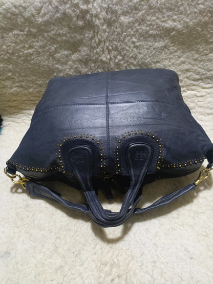 Givenchy Studded Leather in Dark Navy | Pre-Loved