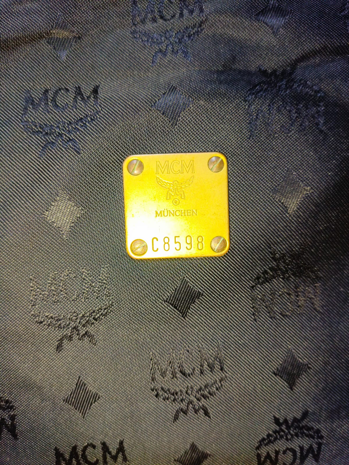 MCM  Nylon Tote Bag with Leather Trim | Pre-Loved