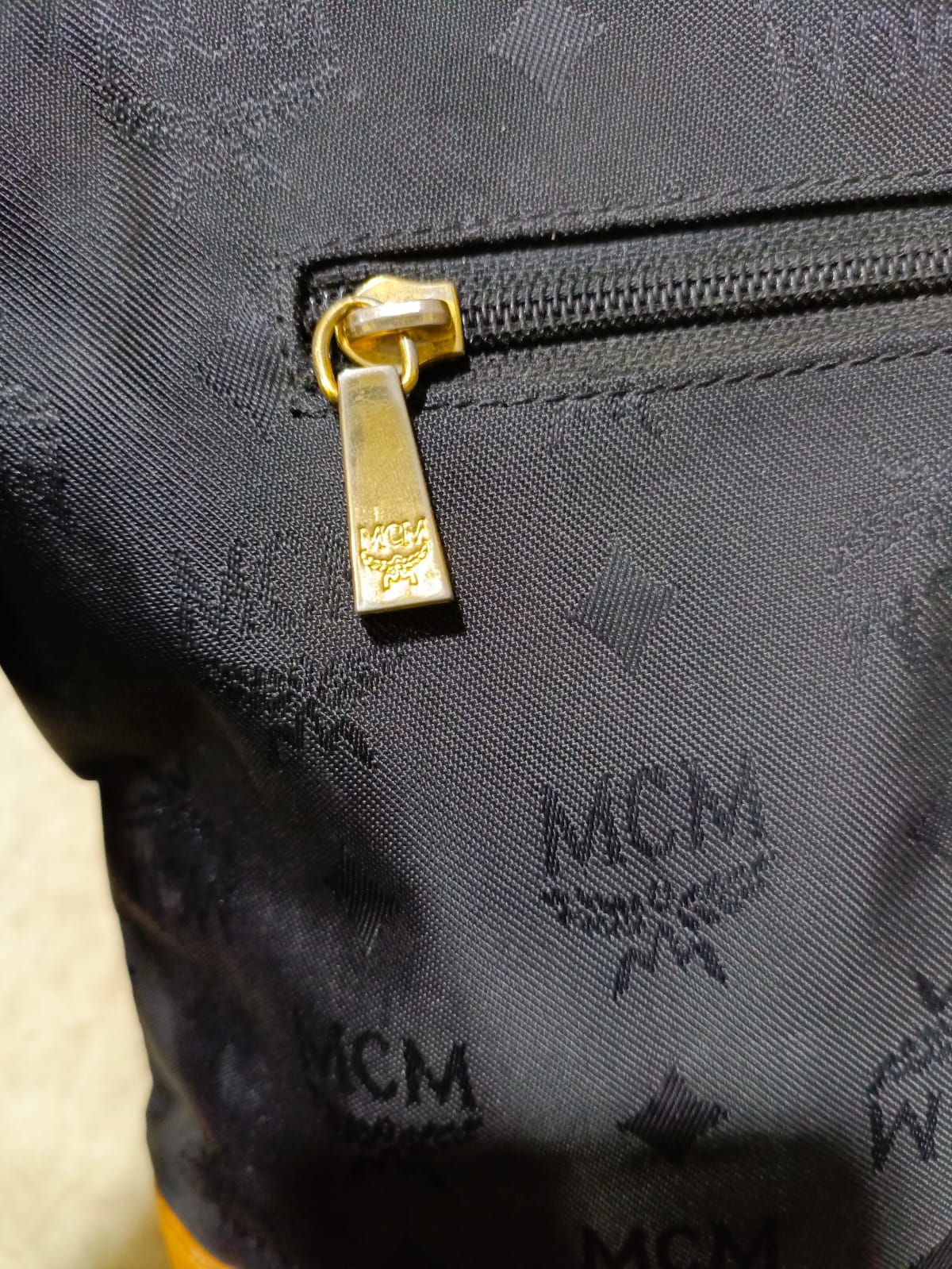 MCM  Nylon Tote Bag with Leather Trim | Pre-Loved