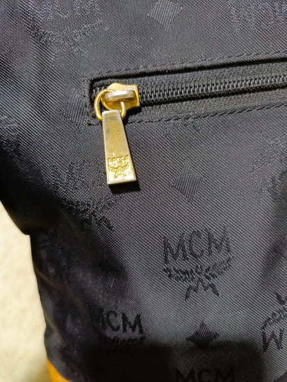 MCM  Nylon Tote Bag with Leather Trim | Pre-Loved