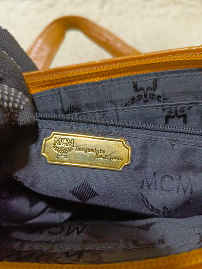 MCM  Nylon Tote Bag with Leather Trim | Pre-Loved