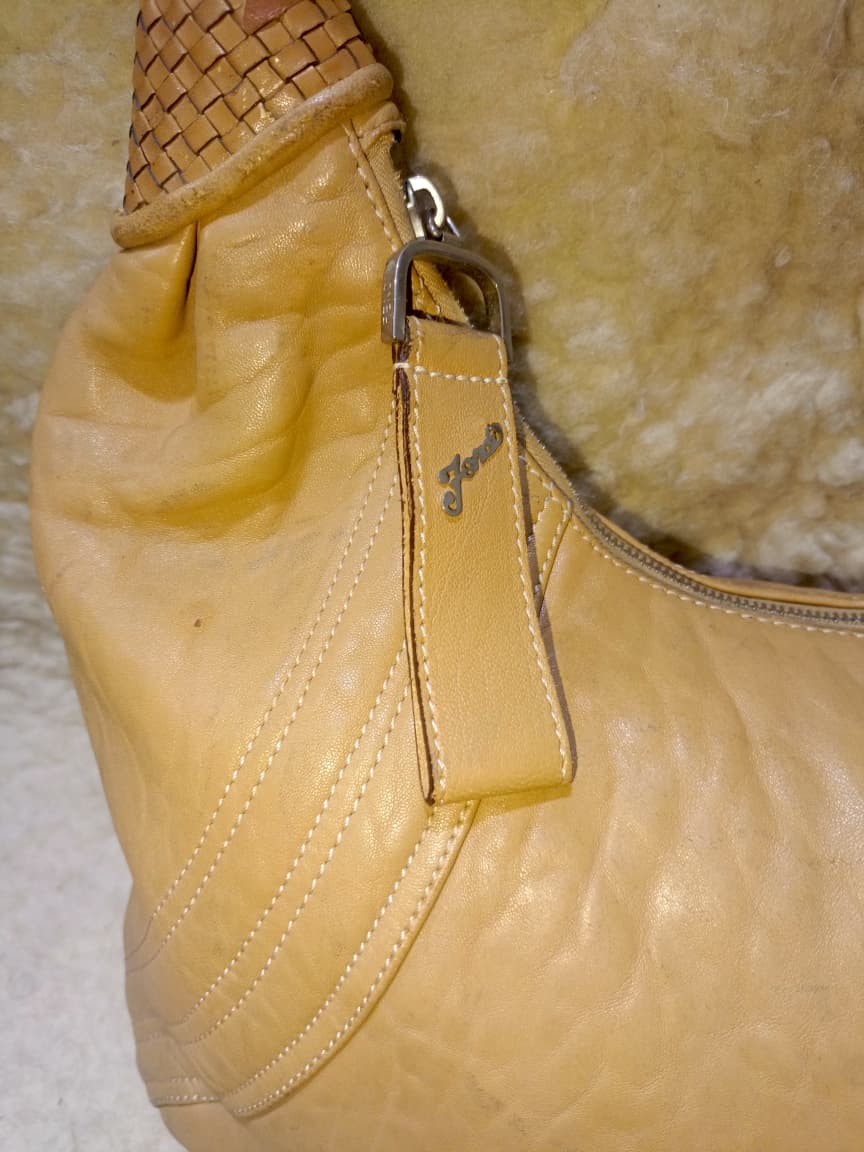 Fendi Beige Shoulder Hobo Bag | Pre-Loved