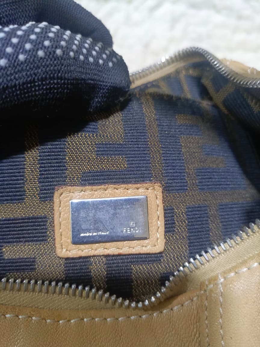 Fendi Beige Shoulder Hobo Bag | Pre-Loved
