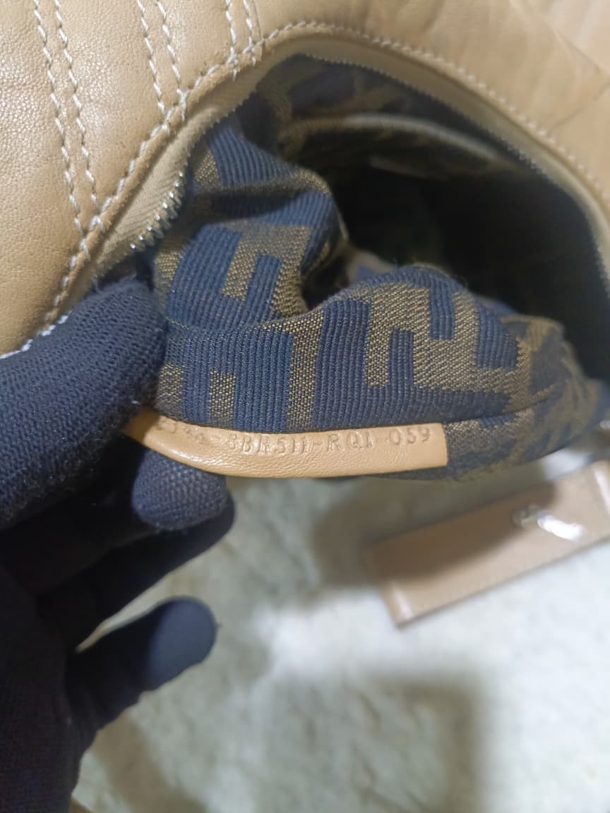Fendi Beige Shoulder Hobo Bag | Pre-Loved