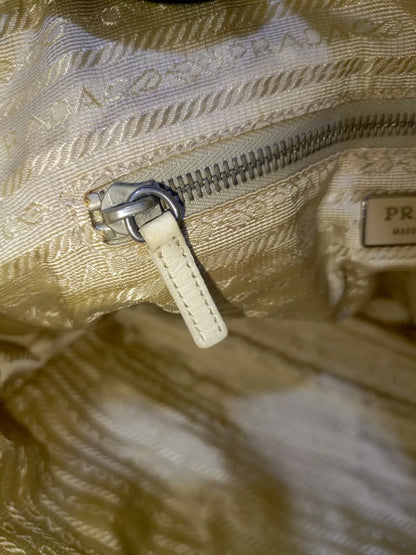Prada Ivory Canvas Tote Bag | Pre-Loved