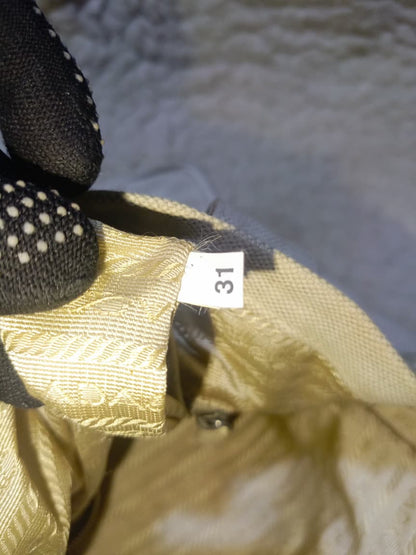 Prada Ivory Canvas Tote Bag | Pre-Loved