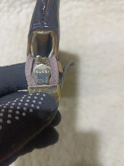 Gucci Black  Leather  Pouch | Pre-Loved