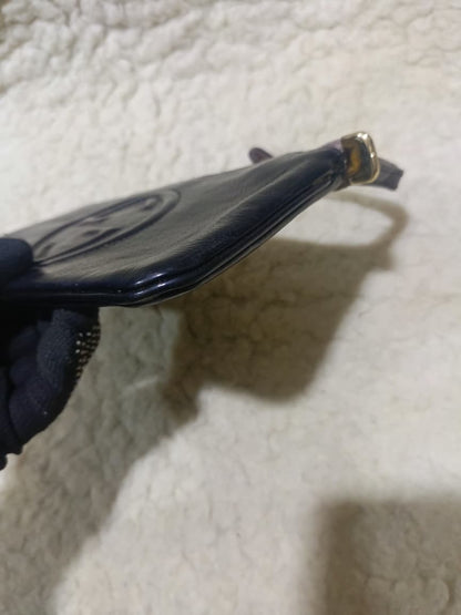 Gucci Black  Leather  Pouch | Pre-Loved