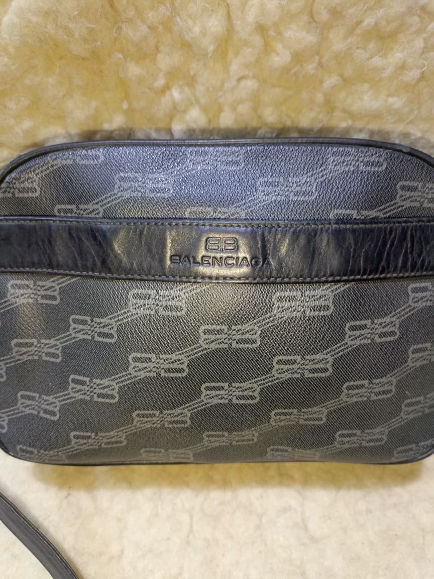 Balenciaga  Canvas Crossbody  Bag | Pre-Loved