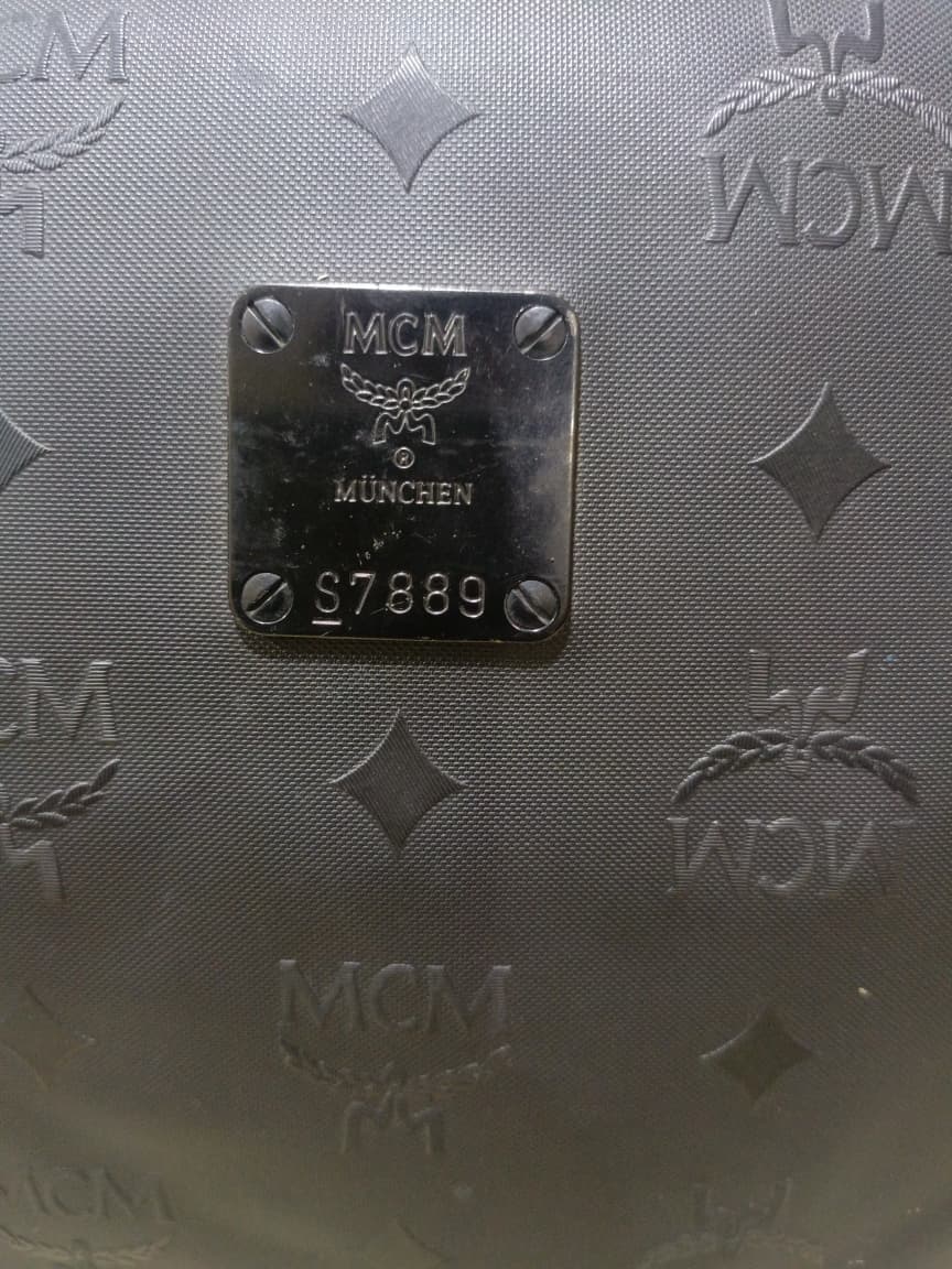 MCM Black Leather Briefcase / Laptop Bag | Pre-Loved