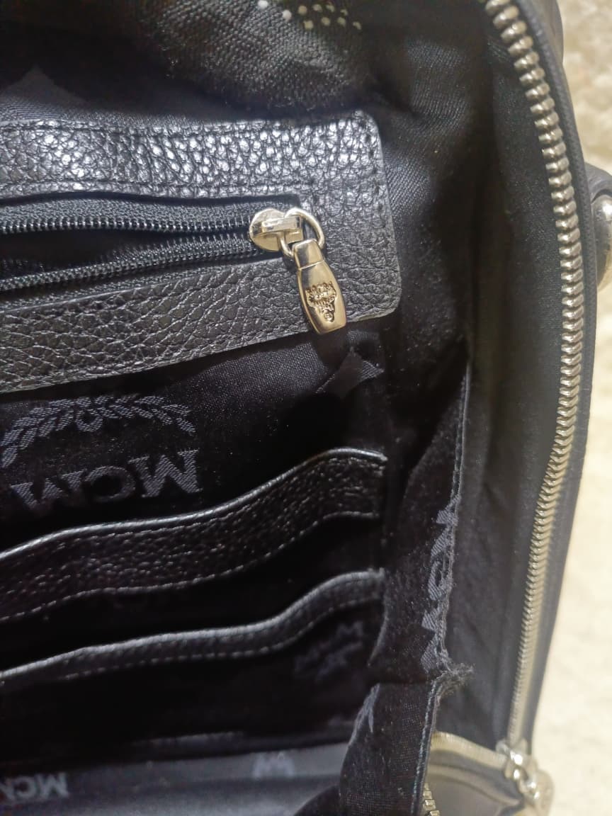 MCM Black Leather Briefcase / Laptop Bag | Pre-Loved