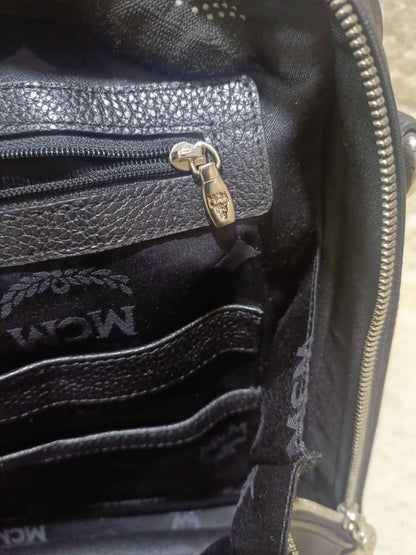 MCM Black Leather Briefcase / Laptop Bag | Pre-Loved