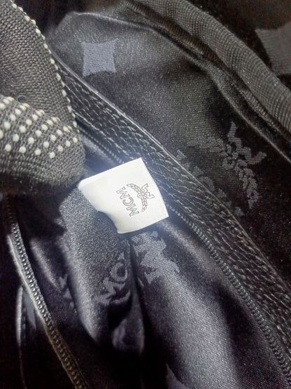 MCM Black Leather Briefcase / Laptop Bag | Pre-Loved