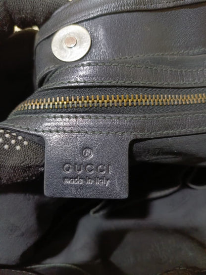 Gucci Black GG Canvas Tote Shoulder Bag | Pre-Loved