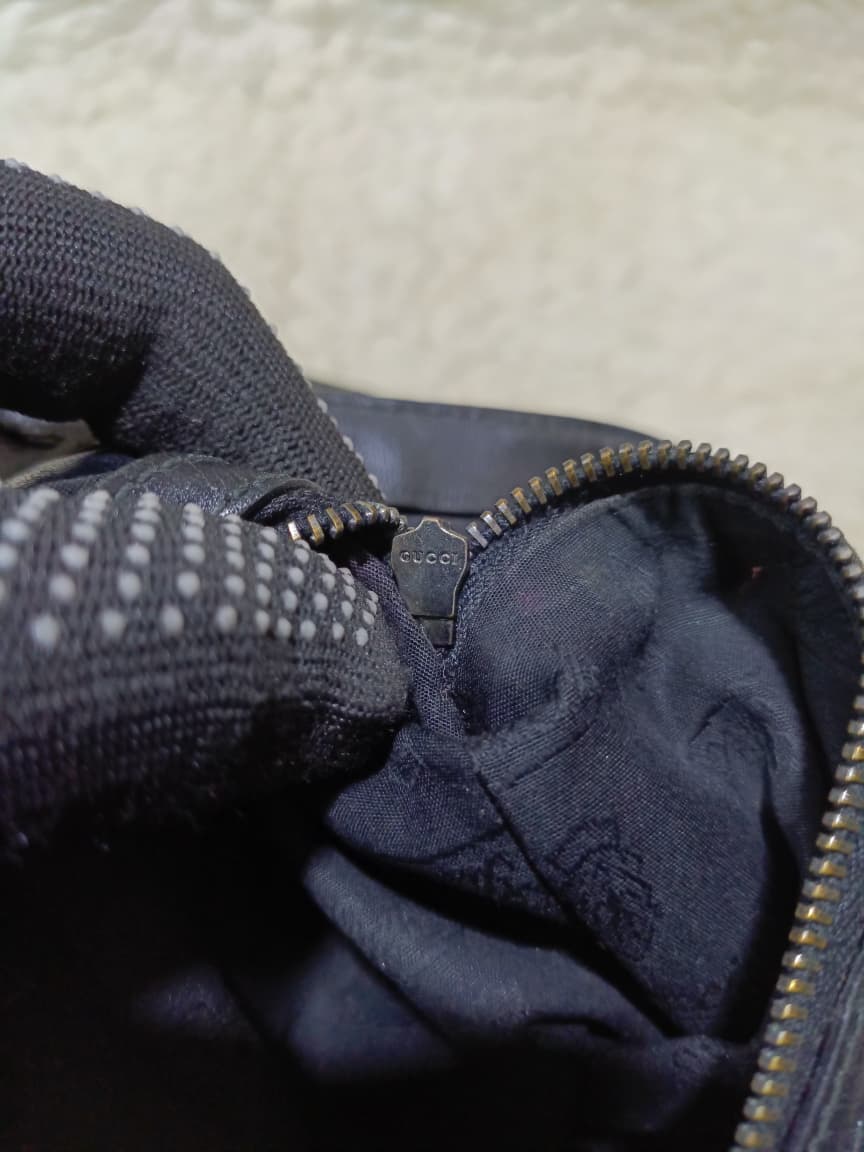 Gucci Black GG Canvas Tote Shoulder Bag | Pre-Loved