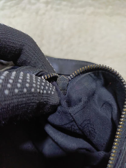 Gucci Black GG Canvas Tote Shoulder Bag | Pre-Loved