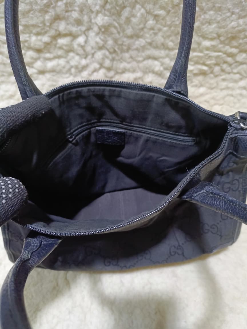 Gucci Black GG Canvas Shoulder Tote | Pre-Loved