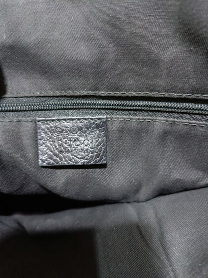 Gucci Black GG Canvas Shoulder Tote | Pre-Loved