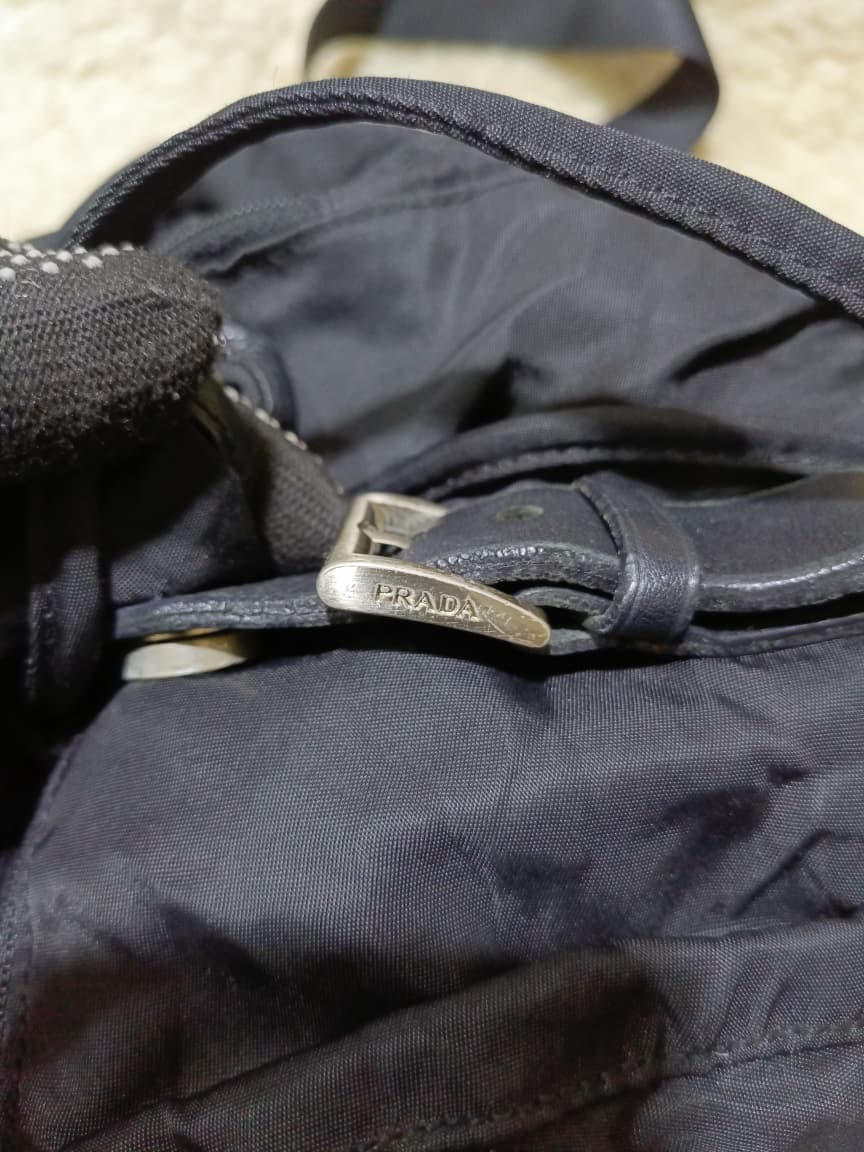 Prada Nylon Flap Backpack in Black | Pre-Loved