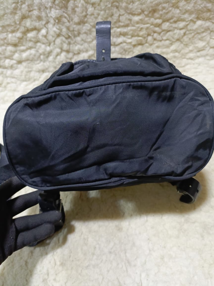 Prada Nylon Flap Backpack in Black | Pre-Loved