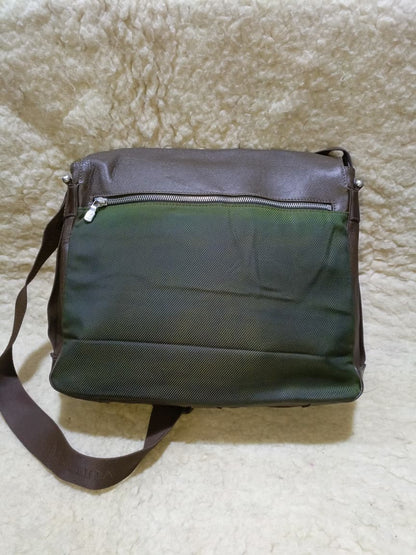 LV Taiga Leather Messenger Bag | Authentic