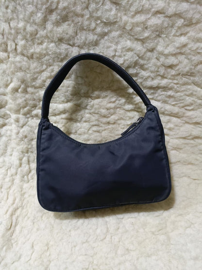 Prada Black Nylon Mini Shoulder Bag – Pre-Loved
