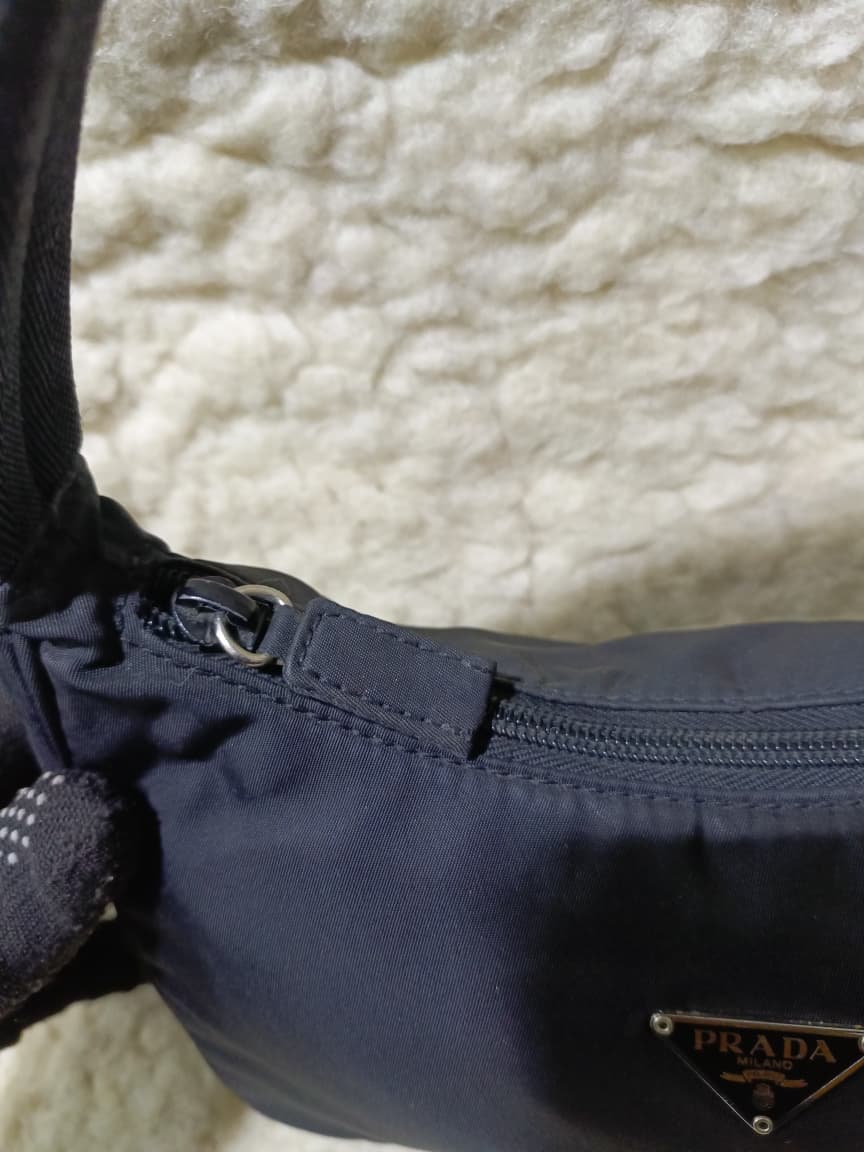 Prada Black Nylon Mini Shoulder Bag – Pre-Loved