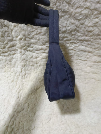 Prada Black Nylon Mini Shoulder Bag – Pre-Loved