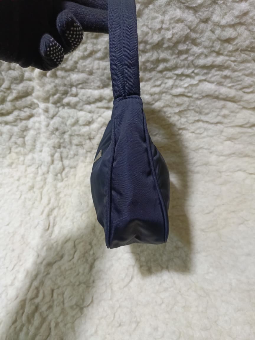 Prada Black Nylon Mini Shoulder Bag – Pre-Loved
