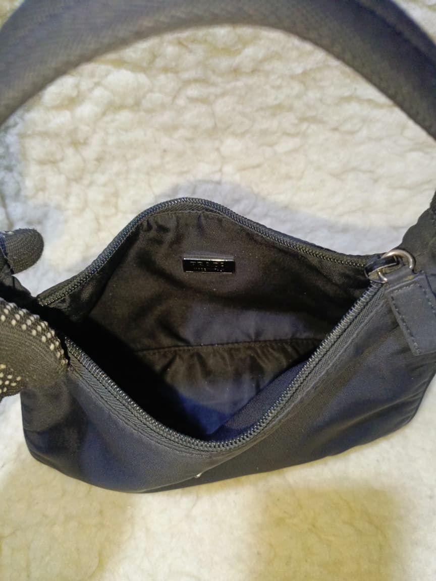 Prada Black Nylon Mini Shoulder Bag – Pre-Loved