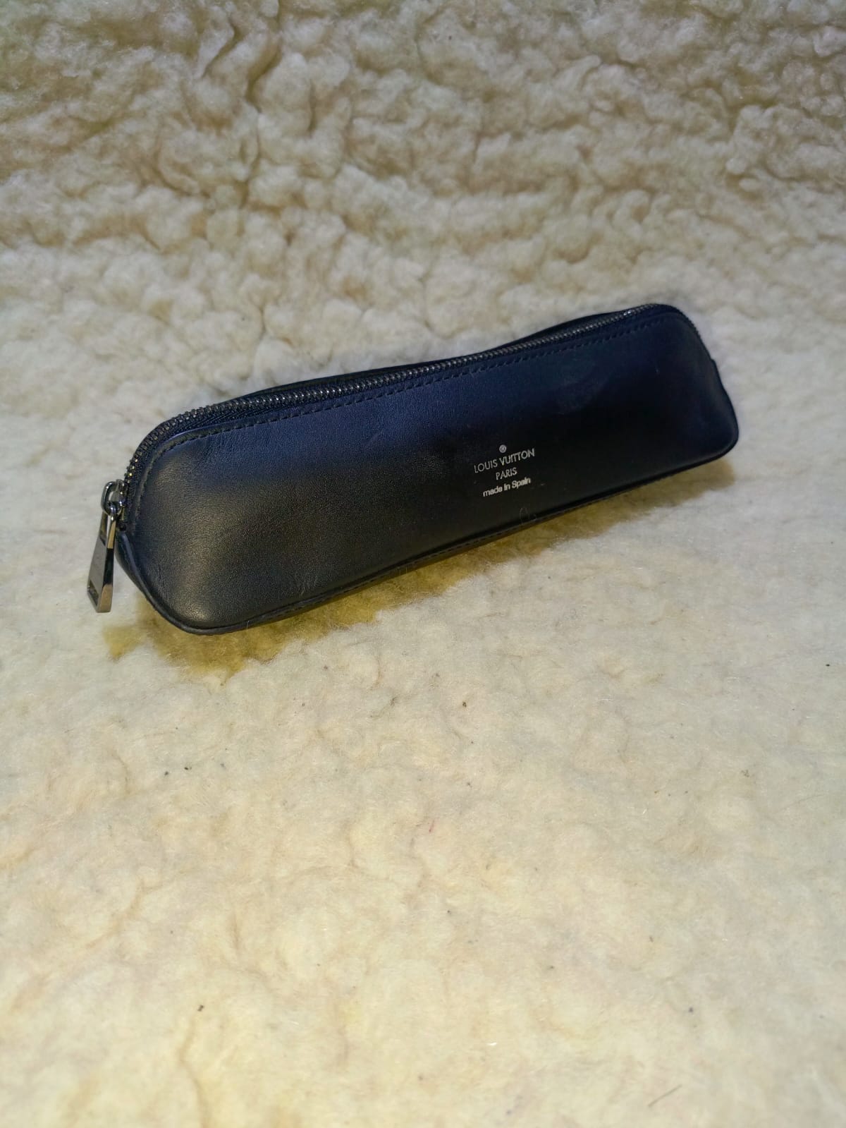 Louis Vuitton Monogram Eclipse Canvas Zip Pen & Pencil Case
