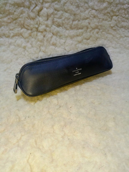 Louis Vuitton Monogram Eclipse Canvas Zip Pen & Pencil Case