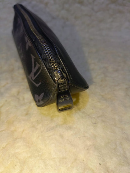 Louis Vuitton Monogram Eclipse Canvas Zip Pen & Pencil Case