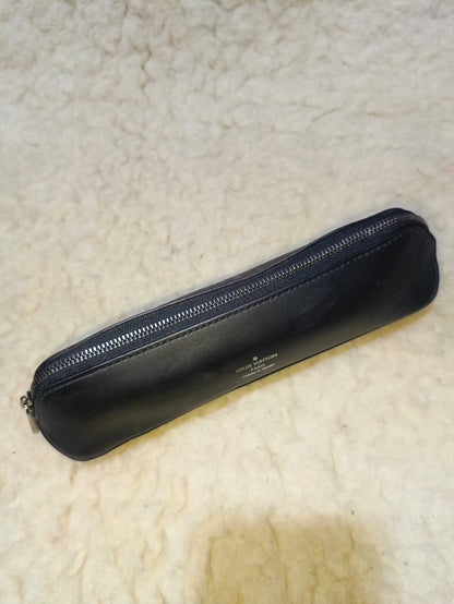 Louis Vuitton Monogram Eclipse Canvas Zip Pen & Pencil Case